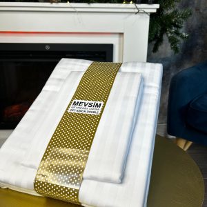 Lenjerie de pat hotelieră din bumbac satinat – 2 persoane